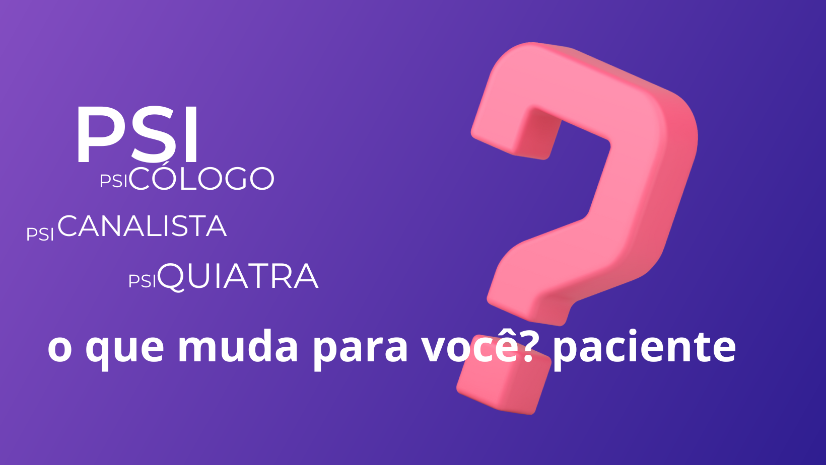 diferença entre psicanalise e psicologia